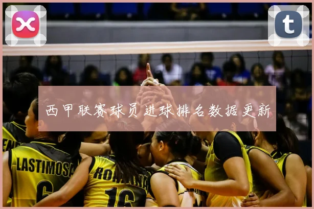 西甲联赛球员进球排名数据更新